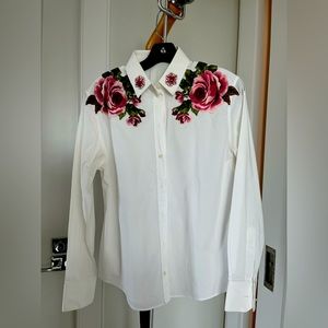 Dolce & Gabbana long sleeve Button-up top size 40